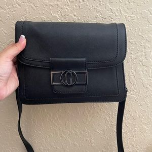 Blacked out guess crossbody